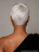 Full lace wig white Pixie Cut 100% Human Hair