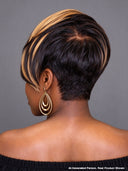 13x6 lace front Wig pixie cut wig honey highlght 100% Human Hair