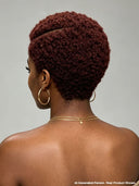 Lace front 13x4 pixie afro burgundy side part