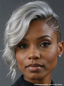 Topper Unit quick weave gray salt and pepper 100% Human Hair ( NOT A WIG)