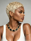 Wear to Go Gluelesse wig Pixie blonde for black woman