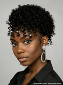 Full Lace with Braided wig black 100% Human Hair