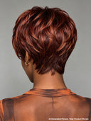Ready to go pixie wig straight brown for black woman 100% Human Hair