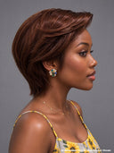 13x4 lace front Wig brown straight pixie cut wig lace pre cut 100% Human Hair
