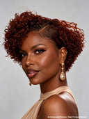 Lace front 13x4 pixie wig curly wave 33#