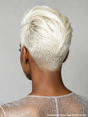 Full lace pixie cut wig straight blonde