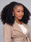 Half wig Hair extensions Machine made curly wave With Draw-string Beginner Friendly( NOT A WIG)