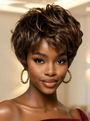 Wear to Go Glueless Pixie wig highlight for black woman