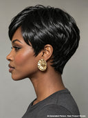 Ready to go pixie wig straight for black woman 100% Human Hair
