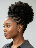 Full Lace wig afro With Braided wig