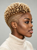 Topper Unit Machine made blonde for black woman( NOT A WIG)