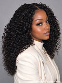 Feather Crochet Human Hair Extensions deep wave invisible and comfortable 100% Human Hair