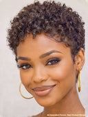 Ready TO Go pixie wig black Machine made afro curly 100% Human Hair