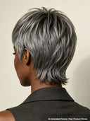 Ready to wear Gluelesse wig Pixie Salt and Pepper