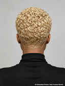 Lace front 13x6 Pixie wig Afro curly blonde pre-cut for black woman