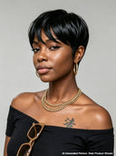 Wear to Go Gluelesse wig Black Pixie wig