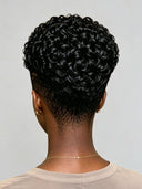 Topper Unit curly wave for black woman( NOT A WIG)