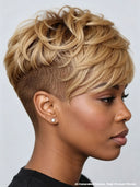 Topper Unit quick weave honey 100% Human Hair ( NOT A WIG)