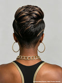 Full lace wig Highlight Tapered Pixie Faux Hawk