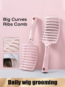Curved Curl Styling Comb - Scalp care massage