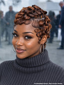 Best-seller 2 wigs $109 machine made 2 color straight & finger wave 100% Human Hair