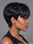 $75.99 Ready to go Glueless wig pixie straight 100% Human Hair