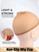 Wig Cap Set 5 Packs (10 pcs,Brown) – Soft, light, Breathable Caps Fit for Wigs