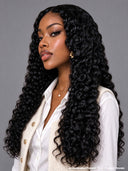 Feather Crochet Human Hair Extensions deep wave for black woman 100% Human Hair