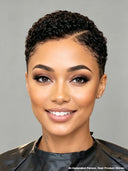 Lace front 13x6 pixie wig curly black for black woman