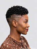 Topper Unit black wavy for black woman( NOT A WIG)
