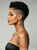 Topper Unit curly wig for black woman Machine made( NOT A WIG)