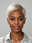 Lace front 13x4 Pixie wig Special Color 100% Human Hair