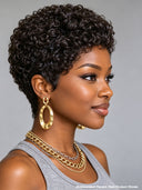 Ready TO Go Machine made afro curly 100% Human Hair