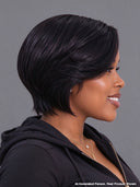13x4 lace front straight pixie wig black Side Part 100% Human Hair