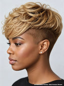Topper Unit quick weave honey 100% Human Hair ( NOT A WIG)