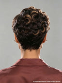 Lace front 13x4 side part pixie cut Brown highlight wig