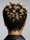 Easy to go lace pre-cut 13x4 lace wig Pixie afro honey highlight