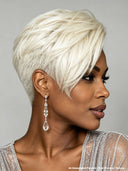 Full lace pixie cut wig straight blonde