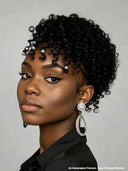 Full Lace with Braided wig black 100% Human Hair