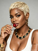 Wear to Go Gluelesse wig Pixie blonde for black woman