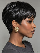 Ready to go pixie wig straight for black woman 100% Human Hair