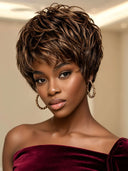 Wear to Go Glueless Pixie wig highlight for black woman