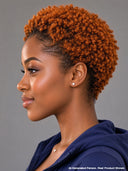 Special Offer Machine Made pixie afro brown 100% Human Hair