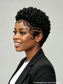 Full lace pixie wig for black women