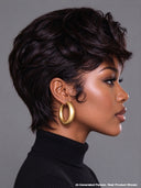 13x4 lace front pixie cut wig black quick weave 100% Human Hair