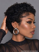 Lace front 13x4 Pixie cut Wig ready to go curly wave 100% Human Hair