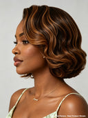 Lace front Wig bob brown 100% Human Hair