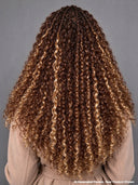 Feather Crochet Human Hair Extensions spring curl 4/27#（50 grams per piece)