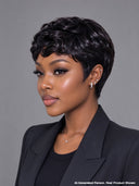Ready to go Glueless wig Natural Black quick weave 100% Human Hair