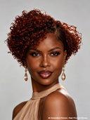 Lace front 13x4 pixie wig curly wave 33#